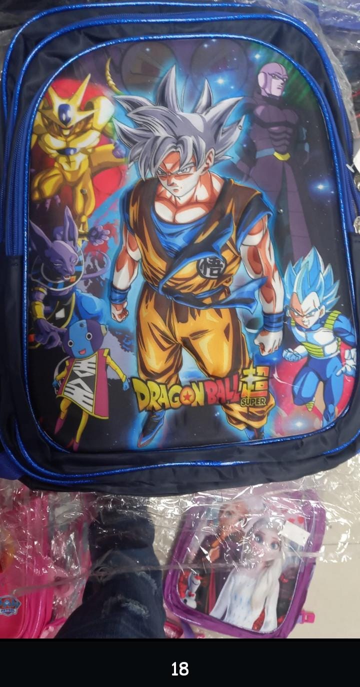 Vista 13 de Maleta escolar, cartuchera y lonchera te - Maleta: DragonBall